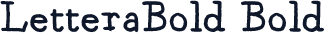 LetteraBold Bold