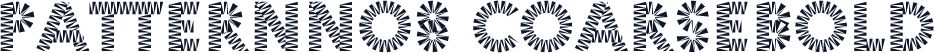 ☞PatternNo8 CoarseBold