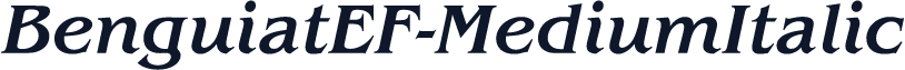 BenguiatEF-MediumItalic