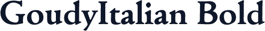 GoudyItalian Bold