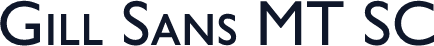 Gill Sans MT SC