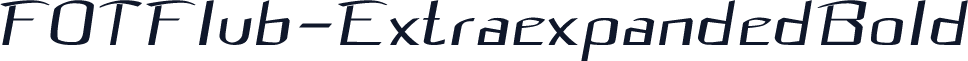 FOTFlub-ExtraexpandedBold