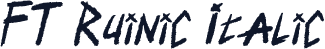 FT Ruinic Italic