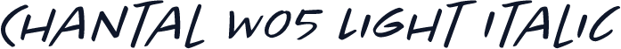 Chantal W05 Light Italic