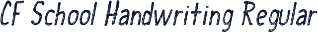 CF School Handwriting Regular