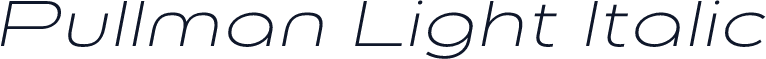 Pullman Light Italic