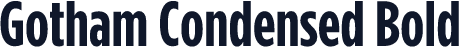 Gotham Condensed Bold