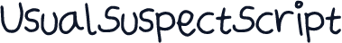 UsualSuspectScript