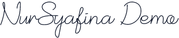 NurSyafina Demo