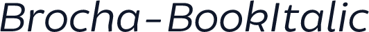 Brocha-BookItalic