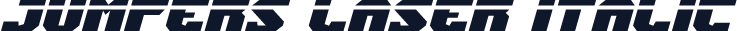 Jumpers Laser Italic