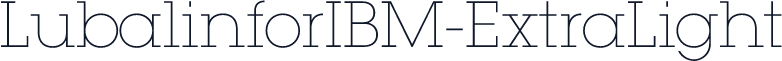 LubalinforIBM-ExtraLight