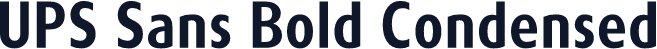 UPS Sans Bold Condensed