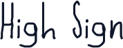 High Sign