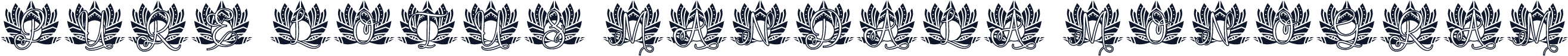 Pure Lotus Mandala Monogram