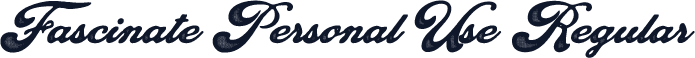 Fascinate Personal Use Regular
