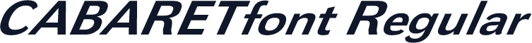 CABARETfont Regular