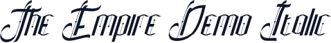 The Empire Demo Italic