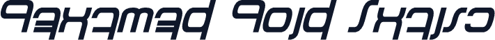 Betazed Bold Italic