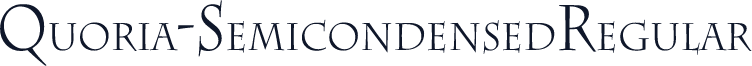 Quoria-SemicondensedRegular