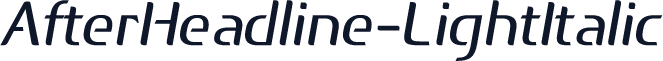 AfterHeadline-LightItalic