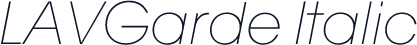LAVGarde Italic