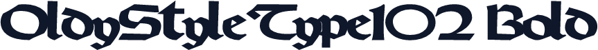 OldyStyleType102 Bold