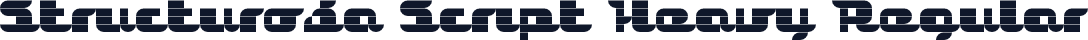 Structurosa Script Heavy Regular