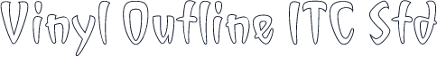Vinyl Outline ITC Std