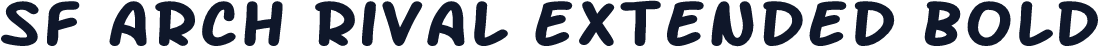 SF Arch Rival Extended Bold