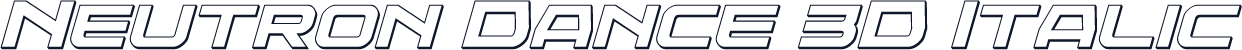Neutron Dance 3D Italic