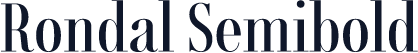 Rondal Semibold