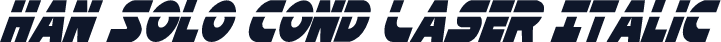 Han Solo Cond Laser Italic