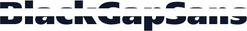 BlackGapSans