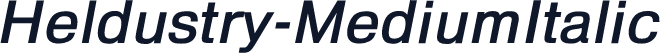 Heldustry-MediumItalic