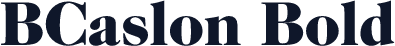 BCaslon Bold