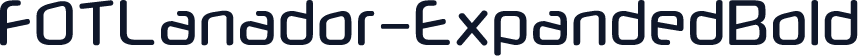 FOTLanador-ExpandedBold