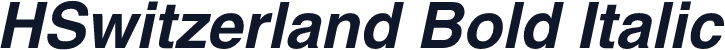 HSwitzerland Bold Italic