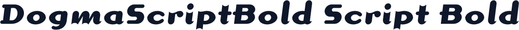 DogmaScriptBold Script Bold