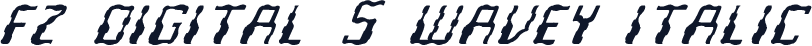 FZ DIGITAL 5 WAVEY ITALIC