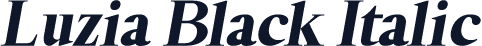 Luzia Black Italic
