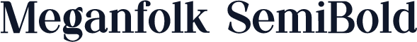 Meganfolk SemiBold