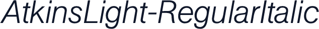 AtkinsLight-RegularItalic