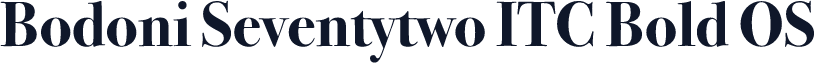 Bodoni Seventytwo ITC Bold OS