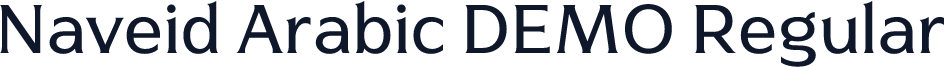 Naveid Arabic DEMO Regular