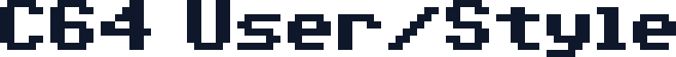C64 User/Style