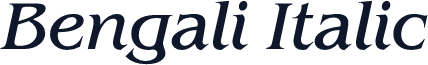 Bengali Italic