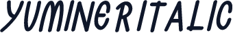 YUMINER Italic