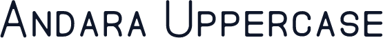 Andara Uppercase