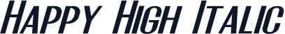 Happy High Italic